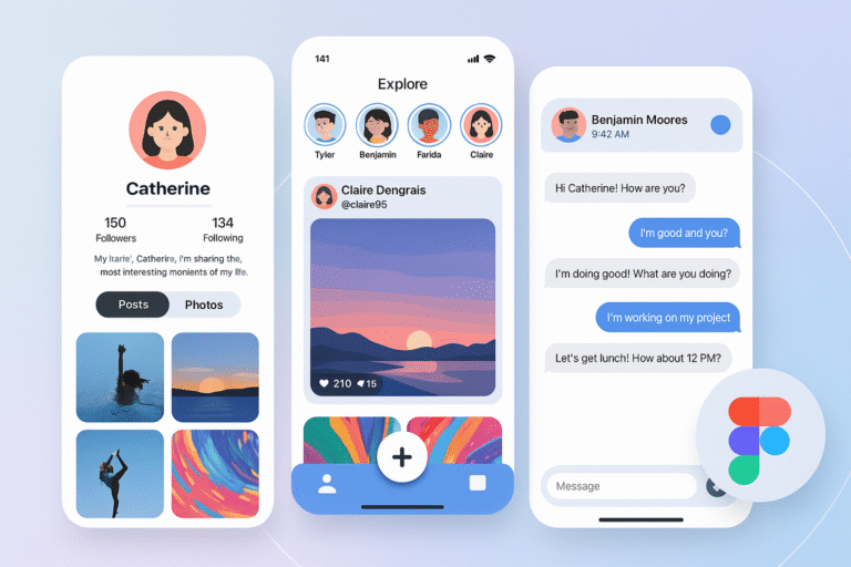 Flat Design example